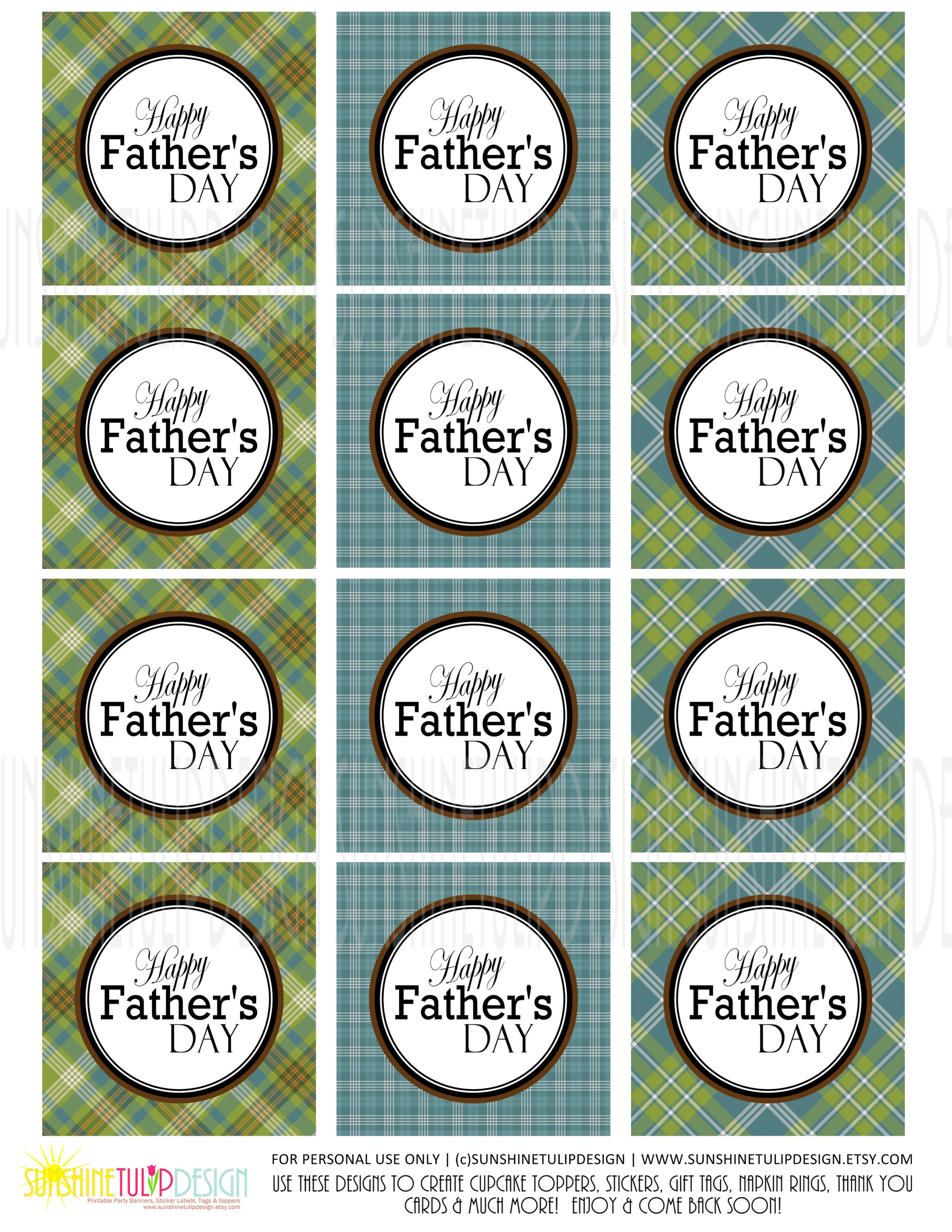 Father's Day Trackable Tags (by NE Geocaching Supplies)