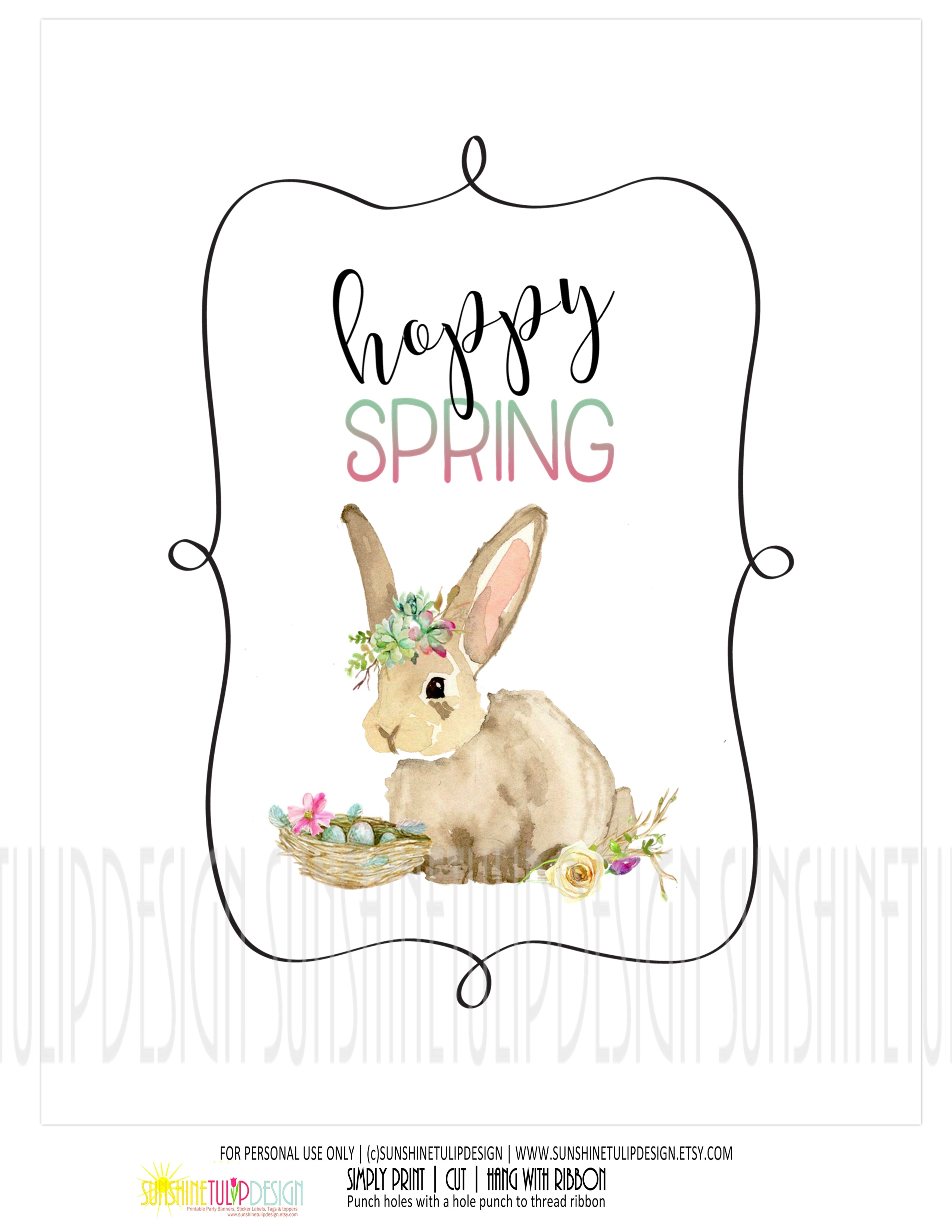 printable spring decorations