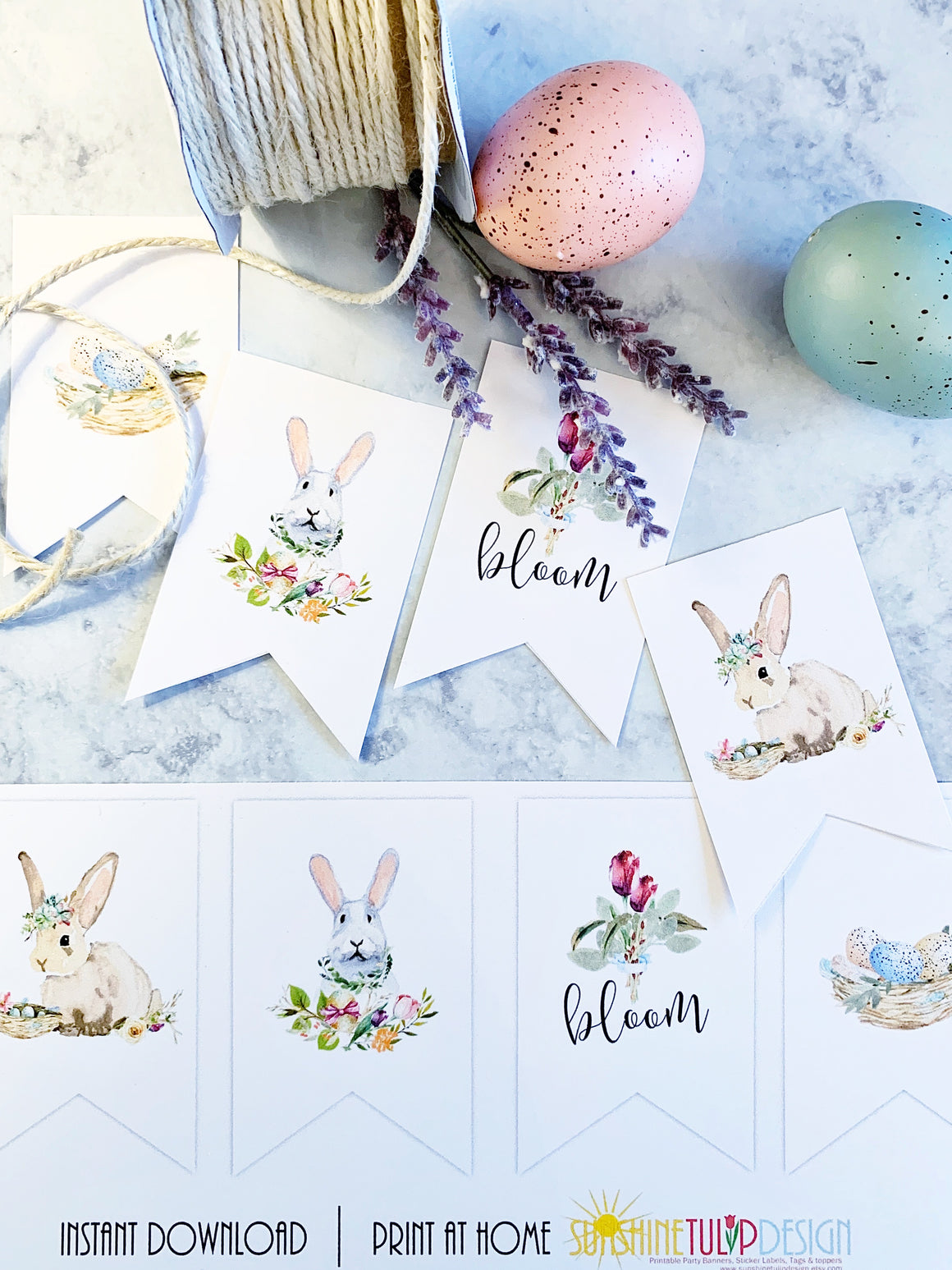 Our Little Bunny Thank You Favor Tags - Floral Easter Bunny Tags –  CraftyKizzy