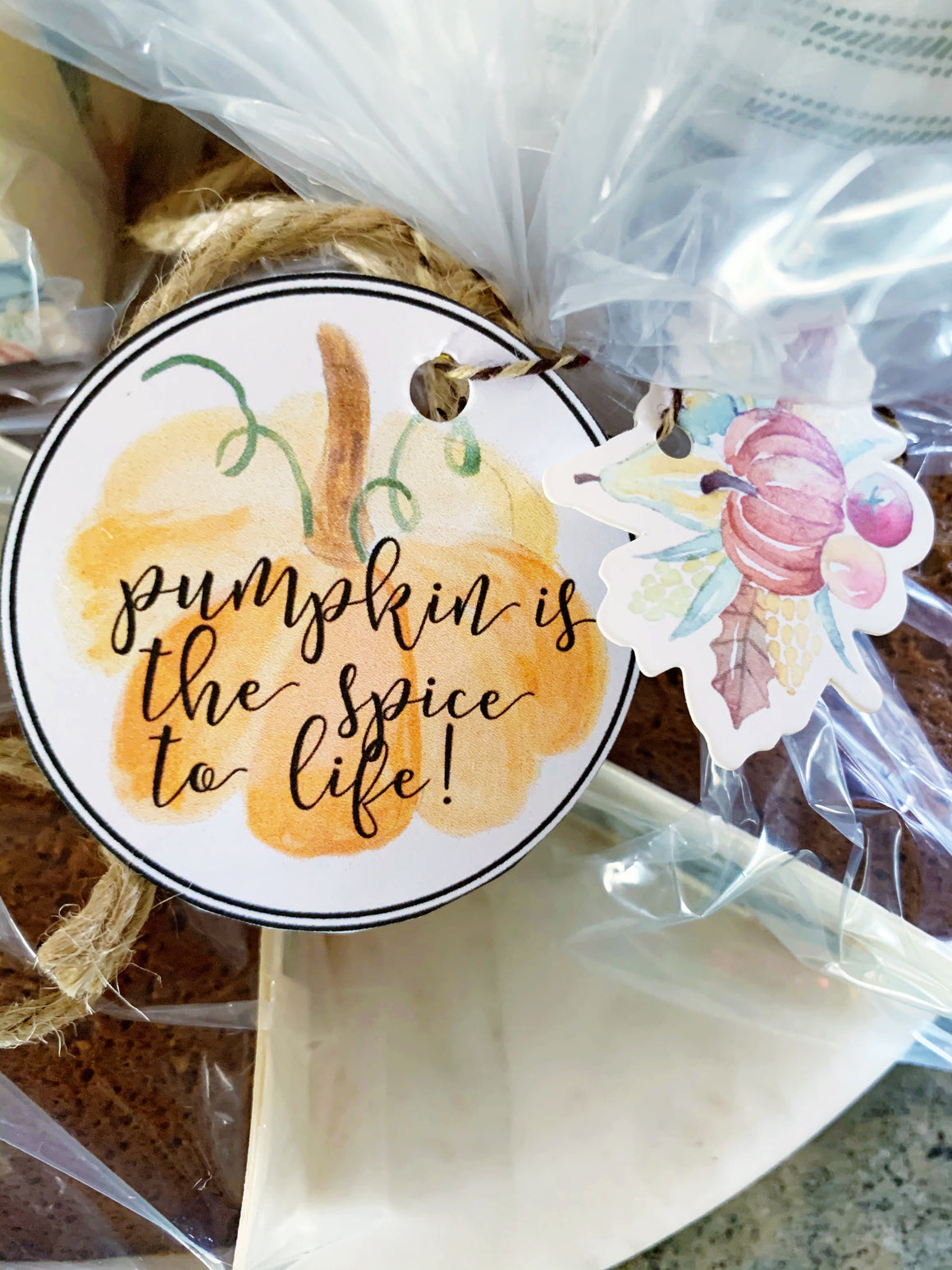 Printable Fall Pumpkin Spice Treat Tags, Baked Goods Tags, Candy Tags, -  Sunshinetulipdesign