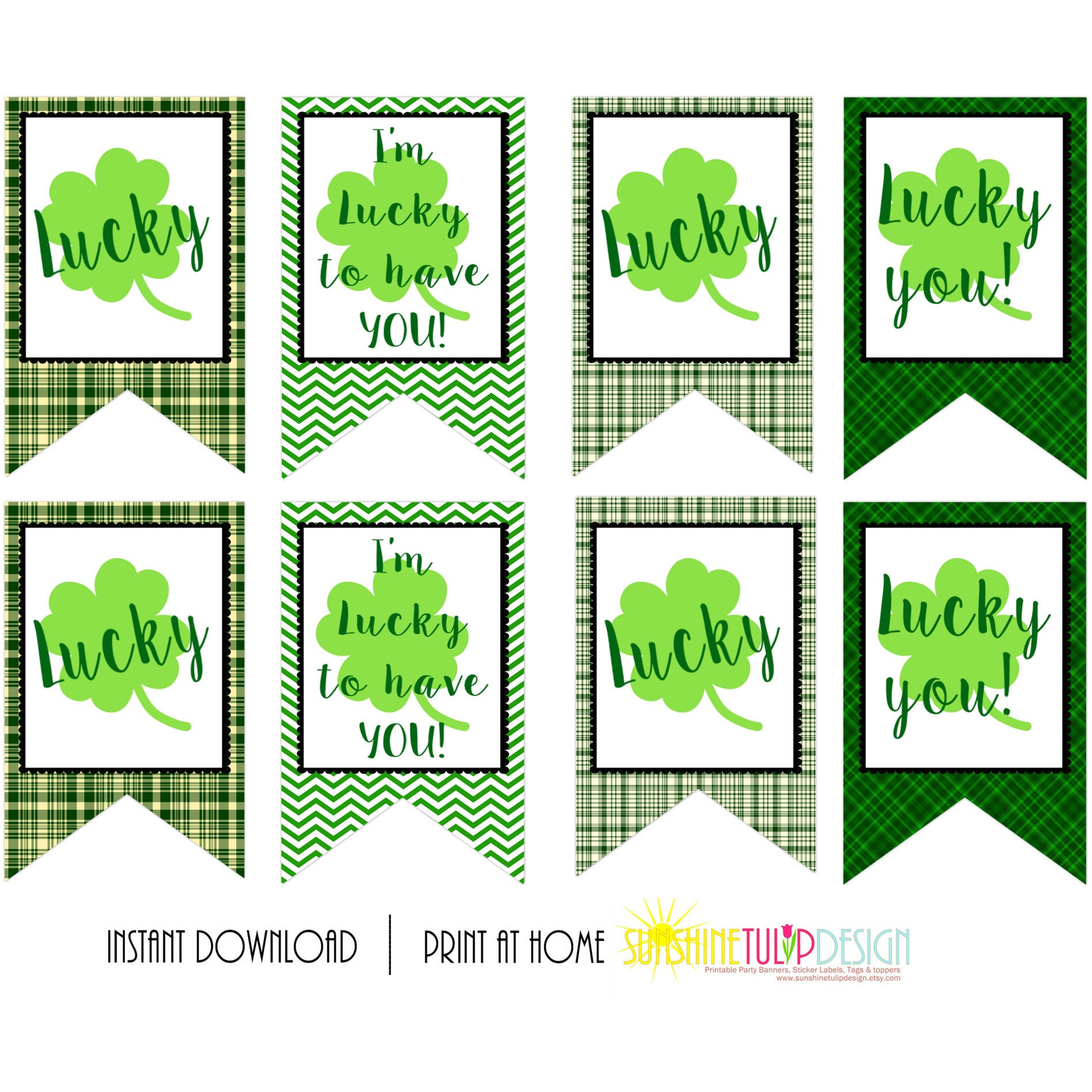 St. Patrick's Day Printable Tag Lucky to Have A Coworker 
