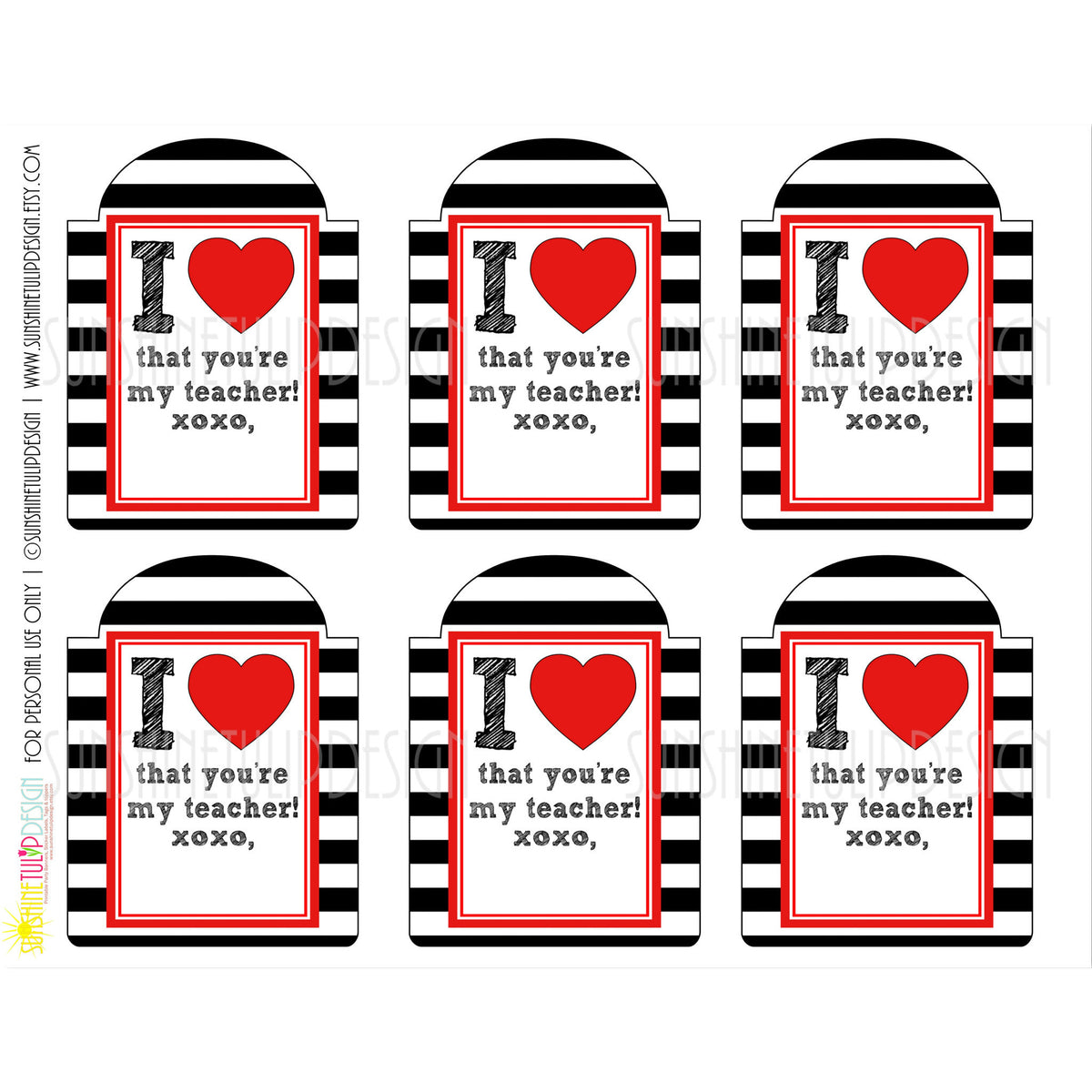 Printable Welcome Back to School Tags, Printable Teacher Appreciation ...